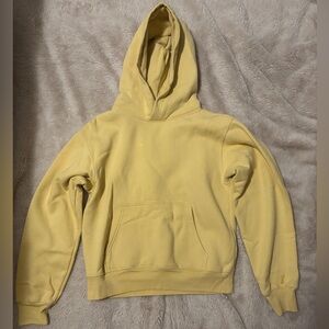 Tna Cozy Fleece Yellow Sweatshirt with a Hood